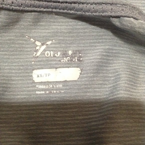 Gray stripe zip jacket - Picture 3 of 4